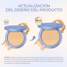 Sace Lady Base De Maquillaje Polvo Compacto Fijador Matte Corrector De Larga Duración A Prueba De Sudor A Prueba Agua Control De Aceite 3 Colores Con Almohadilla De Esponja