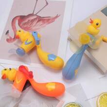 1pc Mini Handheld Fan - 6.3*3.54in Cute Animal Shaped Portable Fan, No Charging Needed - Lightweight PP Material For Outdoor, Travel, Summer Cooling Summer Cooling,Beach,Travel