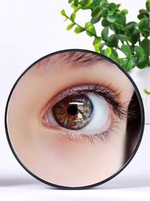 30X/40X Magnifying Makeup Mirror, Portable Round Hand Mirror With 2 Suction Cups For Wall Mount, Suitable For Makeup, Tweezing And Blackhead/Blemish Removal