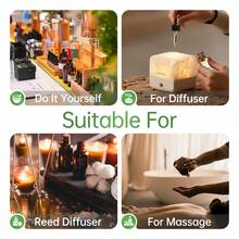 Hllozzi 蓝莓/芒果/黄瓜哈密瓜/青苹果/西瓜/樱桃/菠萝/草莓/桃子香薰精油，新鲜水果香味，持久留香，适合居家、旅行、户外、汽车，可用于身体、皮肤、面部、头发，兼容扩散器/香石/香木，非常适合节日礼物