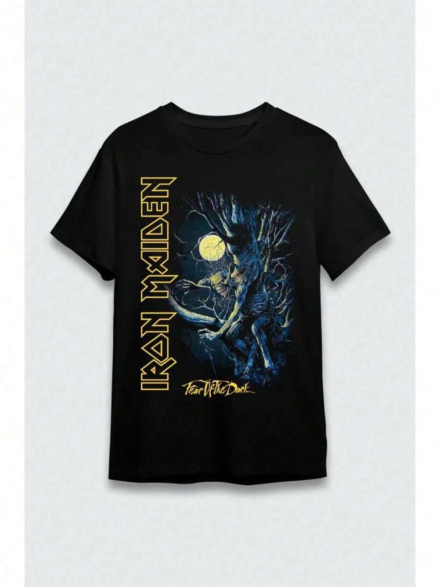 International Rock Band T-Shirt Unisex Male Female 100% Cotton Premium Streetwear Top Launch Immediate Shipping Various Colors!! Plus Size - màu đen - Xem 1