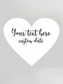 Customized Wedding Tags, Heart-Shaped Personalized Gift Labels, Customized Thank-You Gift Tags (Without Ropes), Suitable For Weddings, Party Gifts, Handicrafts, Christmas, And Gift Packaging - Multicolor - View 18