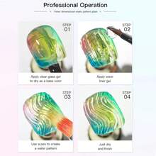 1Pc 15g Semi-Solid Molding Gel Long Lasting Clear Rubber Base Coat LED UV Strengthen Nails High Gloss Top Finish Gel Nail Polish - 無色 - 查看 5