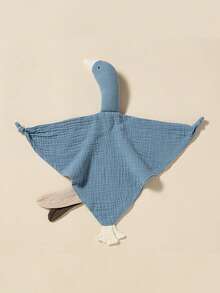 1 件纯棉皱纹布安抚毯，婴儿出牙娃娃舒适毯，婴儿睡眠辅助 - 彩色 - 查看 11