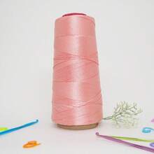 Queen Thick Polypropylene Crochet Thread Box Braids, Braids, Handmade Work 500 Meters - 番石榴 - 查看 1