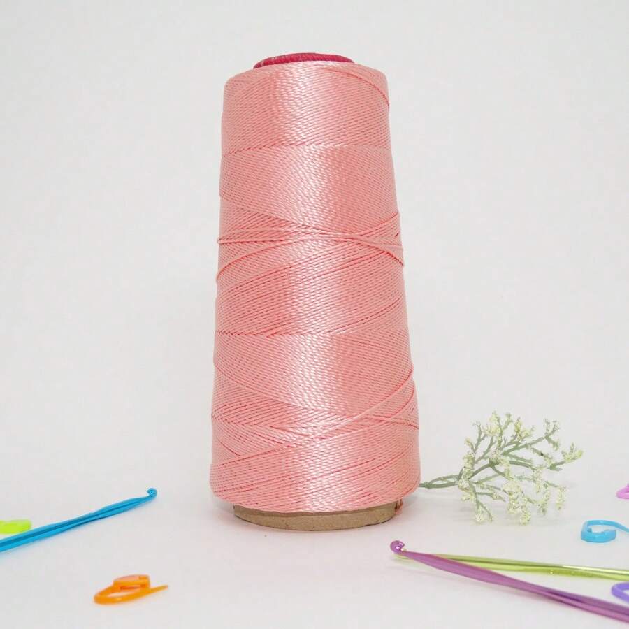 Queen Thick Polypropylene Crochet Thread Box Braids, Braids, Handmade Work 500 Meters - 番石榴 - 查看 1