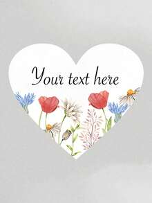 Customized Wedding Tags, Heart-Shaped Personalized Gift Labels, Customized Thank-You Gift Tags (Without Ropes), Suitable For Weddings, Party Gifts, Handicrafts, Christmas, And Gift Packaging - Multicolor - View 10