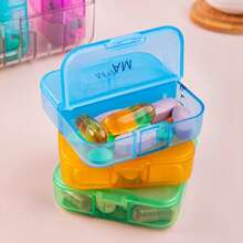 Portable PP Medicine Box Colorful Plastic Travel Emergency Medical Storage Packaging Case Health Medicine Organizer