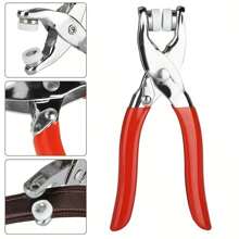 400pcs Prong Rings 9.5mm Buckle Buttons Metal Colour Pliers Snap Button Claw DIY Set Hand Pressure Plier Rivet Buckle Sew Tool