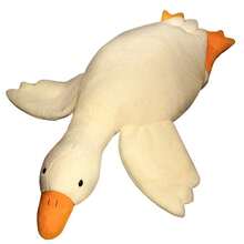 1pcs Large Size Goose Plush Toy Soft Plush Stuffed Duck Pillow Cute Big White Goose Plush Toy Birthday Gift Christmas Gift New Year Gift For Kids Room Decoration