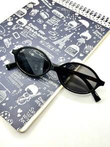 Women Half Round  Retro  Protection Fashion 2025 Stylish Durable - Hitam - View 7
