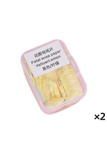 1 片/2 片花香洗手皂片，便携式一次性抗菌皂纸，持久留香，适合户外旅行、海滩、露营、钓鱼、商务旅行