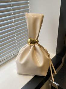 Bolso de farol elegante y versátil de diseño de moda, bolso pequeño para mujer. Bolso de tote de estilo alto, bolso elegante para commuter