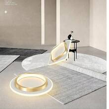 Modern Luxury Gold Ceiling Light, Nordic Creative Round Ceiling Lamp For Living Room, Dining Room, Corridor, Home, Hotel, Villa, Simple Ceiling Light - Gold - View 3