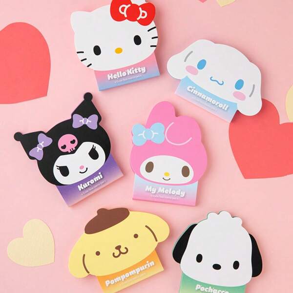Sanrio Memo Pad Collection: Hello Kitty Cute Shaped Memo Book, Kuromi Tear-Off Calendar & Memo, Cinnamoroll Desktop Memo, My Melody Travel Planner, PompomPurin Household Message Pad, Pochacco Decorative Memo Notes, Holiday & Birthday Gifts,Back To School