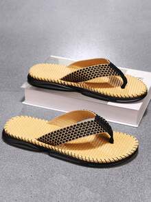 Slip-Resistant Fashionable Wear-Resistant Outdoor Beach Sandals, New Style Flip-Flops With Soft Sole, Men Summer - Multicolor - View 13