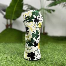 1 szt. Clover Golf Club Head Cover, stylowy pokrowiec na kij golfowy odpowiedni zarówno dla mężczyzn, jak i kobiet, miłośników aktywności na świeżym powietrzu. Wykonany z wodoodpornych materiałów, zapewnia najlepszą ochronę dla Twojego kija golfowego - Wielokolorowe - Zobacz 5