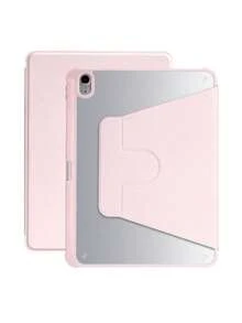 1个透明粉色360°旋转亚克力平板电脑支架，带笔槽，可调节支架，兼容iPad Mini 6/7、9.7、10.2、10.5、Air 4/5、第十代、10.9、Pro 11英寸、Air 11英寸 (M2)、Air 13英寸 (M2)、Pro 11英寸 (M4)、Pro 13英寸 (M4) 2024、12.9英寸、iPad Air 13英寸 (M3 2025)、iPad Air 11英寸 (M3 2025)、iPad (A16) 11英寸第十一代 2025，防震设计（不含平板电脑） - 粉色 - 查看 38