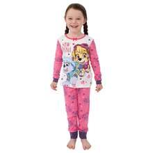 Pyjamas | Girls Skye And Everest Pyjamas | Girls  Paw Patrol PJs | Official Merchandise - Pink - View 2