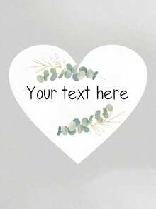 Customized Wedding Tags, Heart-Shaped Personalized Gift Labels, Customized Thank-You Gift Tags (Without Ropes), Suitable For Weddings, Party Gifts, Handicrafts, Christmas, And Gift Packaging - Multicolor - View 44