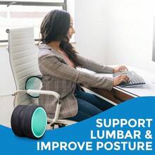 Rodillo de espuma Chirp Wheel - Rodillo de espuma específico para la espalda para aliviar el dolor de espalda, masaje de músculos profundos, rodillo de espuma redondo para puntos gatillo - Rodillo de espuma de alta densidad para fisioterapia y ejercicio - 1 - Ver 2