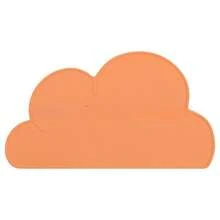 1 pièce Tapis de table en forme de nuage en silicone de 19 x 11 pouces avec bords surélevés, tapis antidérapant pour bols et assiettes, convient pour la cuisine et la décoration de la pièce - Multicolore - Voir 15