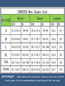 1pc Men Sauna Sweat Vest Compression Shirt, Chloroprene Rubber Tight Undershirt, Waist Trainer, Zipper Back Sports Tank Top, Slimming Compression Vest For Men Exercise Waist Belt Suitable For Workout Home Sports And Walk Waist Trimmer And Exercise Waist Belt