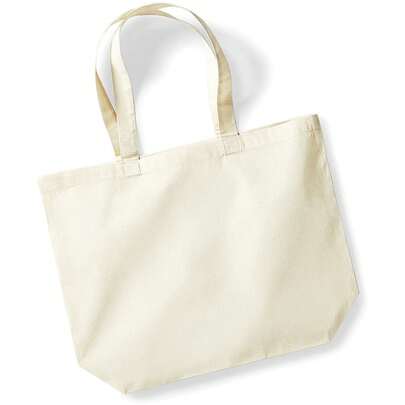 Westford Mill Maxi Tote/Shopper Bag For Life (Natural)