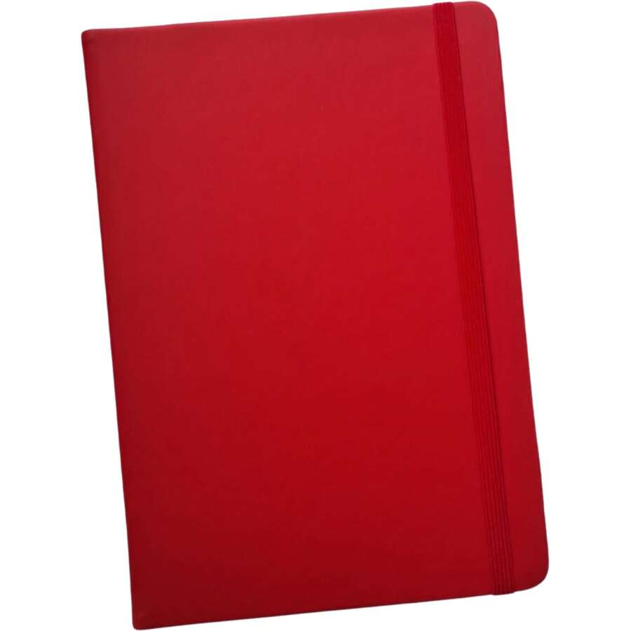 Moleskine Style Notebook 14x20 SKETCHBOOK With Or Without Lines - 紅色 - 無議程 - 查看 1