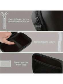 Carrying Case Storage Organizer Bag Multi-Purpose Universal Carry Pouch Handheld Game Console Carrying Case, Protective Travel Retro Mini Game Player Box For Charging Cable, Earplugs, Batteries And Accessories,Hard Carrying Case For Tlsdosp / Anbernic RG35XX / Anbernic RG353V / Anyando / JAMSWAL /TAPDRA Handheld Game Console