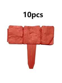 户外塑料小栅栏花坛挡土墙花池边缘围栏花园围栏石形挡土栅栏工具后院农舍草坪别墅装饰 - 彩色 - 查看 13