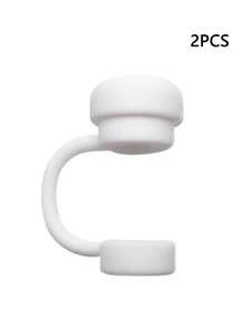 6pcs/2pcs Reusable Silicone Straw Caps, Compatible With Cups, Leak-Proof, Splash-Proof, Dust-Proof Straw Covers - Multicolor - View 14