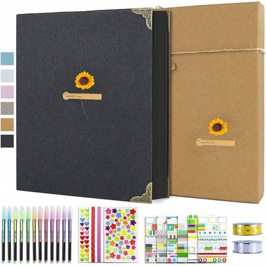Photo Albums - Black Sunflower - View 1