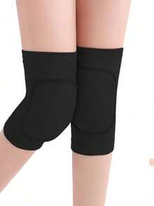 1/2/4pcs Anti-Slip Thick Knee Pads, Sports Protective Knee Pads For Dancing, Volleyball, Basketball, Skating, Climbing, Cycling - Black - View 6