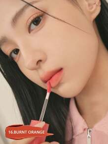 Rom&nd Romand BLUR FUDGE TINT 16 BURNT ORANGE, Romand Lipstick, Lip Gloss, Matte Lip Tint Light Weight, Cream Type, Spreadable Super Stay, High-Pigment Non-Drying Velvety, Matte Smudges Easily & Smoothly K-Beauty, Korean Makeup, GIFT, 5.0g/0.18oz