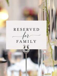 10 Stücke Reservierungskarten für Familien bei Hochzeiten, Tischkartensets für Verlobungs- und Empfangsfeiern, reservierte Tischschilder für Hochzeiten, Partys, Restaurants als Geschenkidee, Hochzeitsdekoration, Heimdekoration, Raumdekoration, Partybevorzugungen, Braut Geburtstag, Abschlussfeier Dekorationen, Partydekorationen, Junggesellinnenabschied