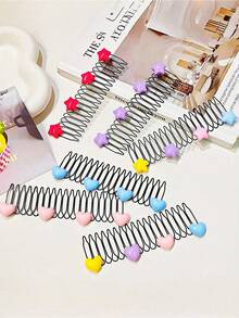 1pc Children's Hair Clip For Fixing Baby Hair, Hair Styling Tool For Girls, Invisible Hair Clip - Multicolor - View 1