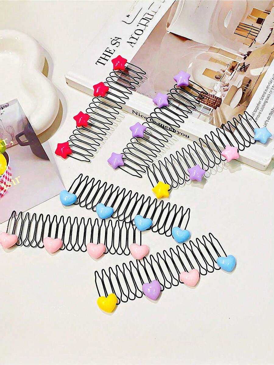 1pc Children's Hair Clip For Fixing Baby Hair, Hair Styling Tool For Girls, Invisible Hair Clip - Multicolor - View 1
