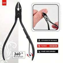 SUNTY Manicure Set 30 In 1 Nail Clipper Set Nail Kit For Women Men Stainless Steel Manicure Kit Professional With Travel Case, Daily Foot And Nail Care Products, Nail Clippers For Men And Beauty Tool Portable Set,With Luxurious Travel Case - màu đen - Xem 10