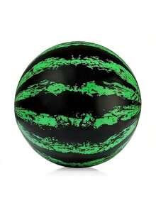1pc Watermelon Shaped Inflatable Ball, Beach Ball, Outdoor Swimming Pool And Beach Interactive Balloon - Multicolor - View 9