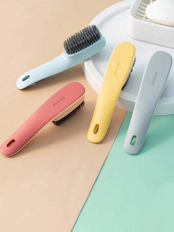 Shoe Cleaning Brush,Shoe Cleaning Brush, Plastic Clothes Scrubbing Brush, Household Cleaning Tool,Multifunctional Household Cleaning Brush Shoe Brush,Cleaning Brush Small Household Laundry Brush Soft Brush Scrub Clothes Shoes Underwear Fabric Hand Washing Brush,Wear Resistant