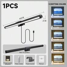 CANMEIJIA Monitor Light Bar Desk Lamps Led Bar PC Monitor Light Bar With RGB Backlight Stepless Dimmable Computer LED Screen Hanging Lights - Monitor Screen Hanging Light - View 13