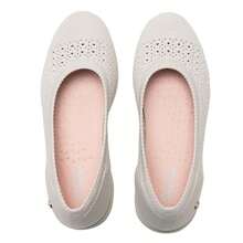 Skechers Zapatillas planas de estilo casual y ligero, zapatos retro de mamá, tenis diarios 136265-NAT