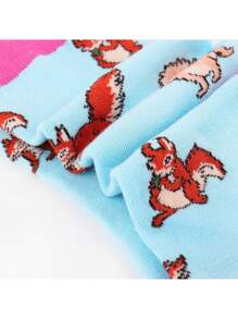 5 pares de calcetines de media caña para mujer con diseño de ardilla, un regalo perfecto de calcetines lindos de ardilla para mujeres, regalos novedosos para abuela, mamá, novia, calcetines cómodos para mujeres, hombres y adolescentes, calcetines divertidos con motivos de animales, calcetines de fiesta de animales, regalos para amantes de las ardillas