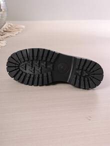 2025 New Women's Thick Sole Mary Jane Flats, British Style French Round Toe Vintage Japanese Slip-On Soft Bottom Comfortable Commuting Versatile Loafers - Brown - View 7