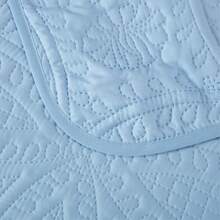 Austin Oversized Bedspread Set 3-Piece Ultrasonic Quilted Soft Lightweight Microfiber Coverlet For All Season - 青年布藍 - View 4