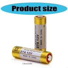 27A Alkaline Batterie 5/10/15 Stück, lange Batterielebensdauer, 12V stabile Spannung, geeignet für Blitzlichtführung, Türklingel, Kronleuchter, Elektrofahrzeuge, Rollladensteuerung, Fernbedienung, kabellose Türklingel, Diebstahlschutzvorrichtung, vielseitig einsetzbar - 27A - Übersicht 4