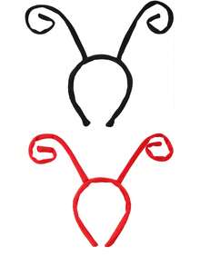 Diadema con antenas de hormiga de Halloween, tocado con mariposa, accesorio de disfraz para actuaciones, fiestas de cumpleaños, eventos - Multicolor - Ver 11