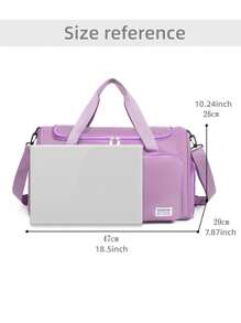 Borsa sportiva da palestra con scompartimento per le scarpe e tasche per riporre cose bagnate e asciutte, borsa a spalla casual per uomo e donna per allenamento, fitness, yoga, pilates, spiaggia, weekend, bagaglio a mano da viaggio