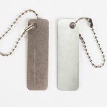 1pc Double-Sided Carbon Fiber Fishing Hook Sharpener, Portable Diamond Stone Key Chain Grinder For Sharpening Fish Hooks, Suitable For Outdoor Fishing Gear, No Battery Required, Lightweight Straight Blade Knife Sharpener Tool For Outdoor Fishing Accessories, Flexible Hand-Held Sharpener To Enhance Bait Penetration, Durable And Easy To Carry, Ideal Gift For Outdoor Fishing Enthusiasts